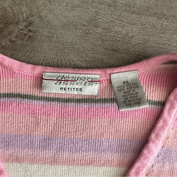 Vintage Cropped Striped Cardigan - Picture 3 of 4